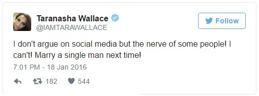 Tara Wallace Tweet