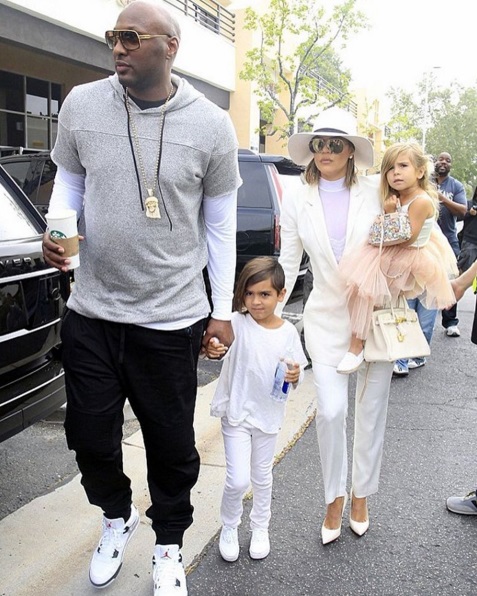 Khloe and Lamar Mason