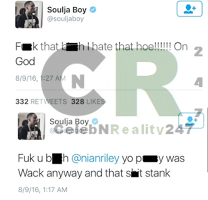 Nia Riley FIRES WARNING SHOTS at Her Ex-Soulja Boy