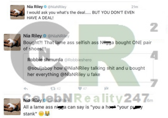 Nia Riley FIRES WARNING SHOTS at Her Ex-Soulja Boy