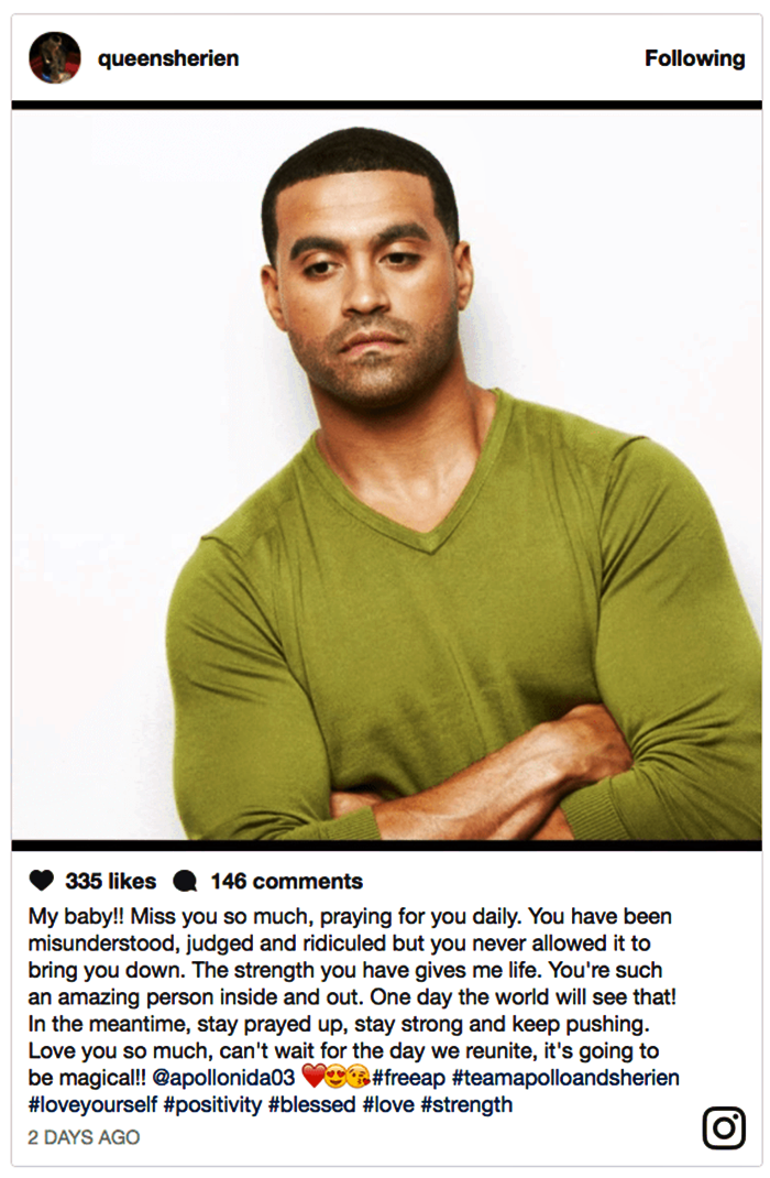 Apollo Nida’s fiancee, Sherien Almufti DRAGS Phaedra Parks