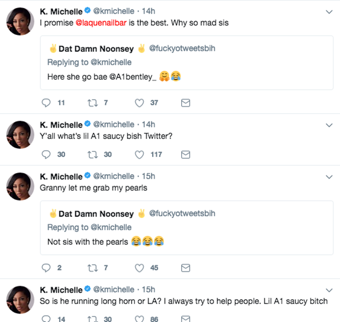 K Michelle Goes on Hostile Attack; Lyrica Anderson CLAPS BACK