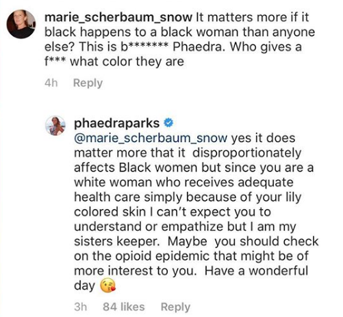 Phaedra Parks Gets In EPIC Feud with Follower